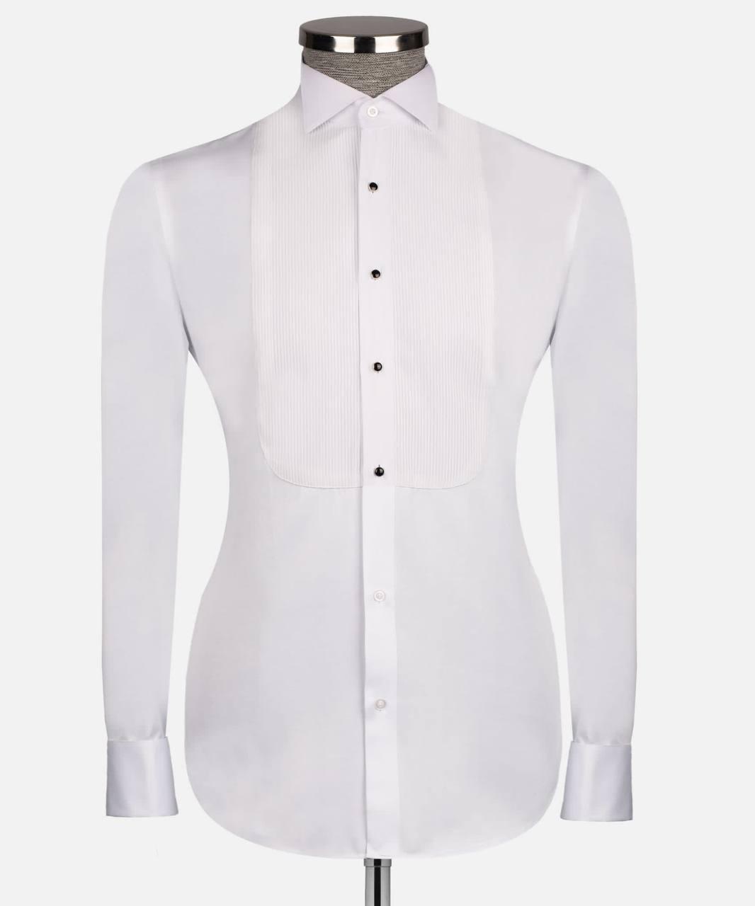 Acme White Tuxedo Shirt