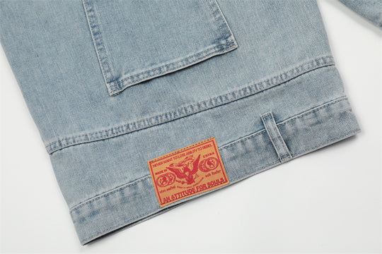 Fashion Work Clothes Denim Shorts Men