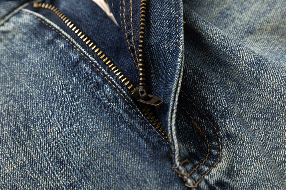 Distressed Trousers American High Street Trendy Men