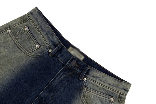 Fashion Wide-leg Denim Trousers For Men