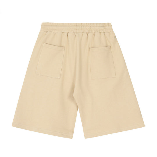 High Street Design Five-pointed Star Embroidered Shorts Men