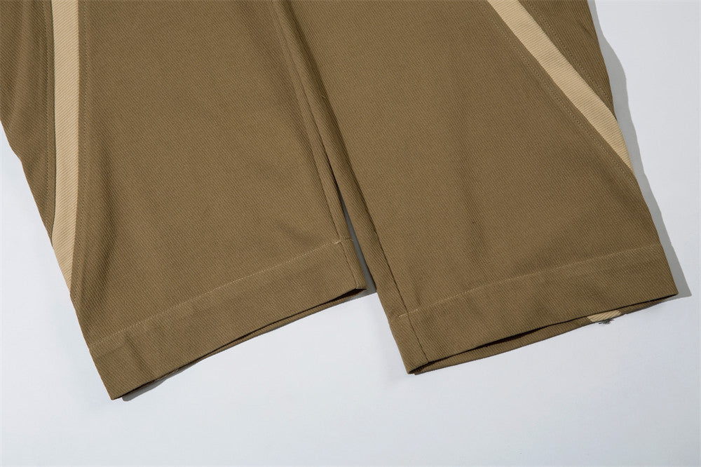 Fashion Stitching Loose Cool Trousers Men