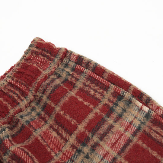 Fashion Personality Plaid Casual Trousers Men
