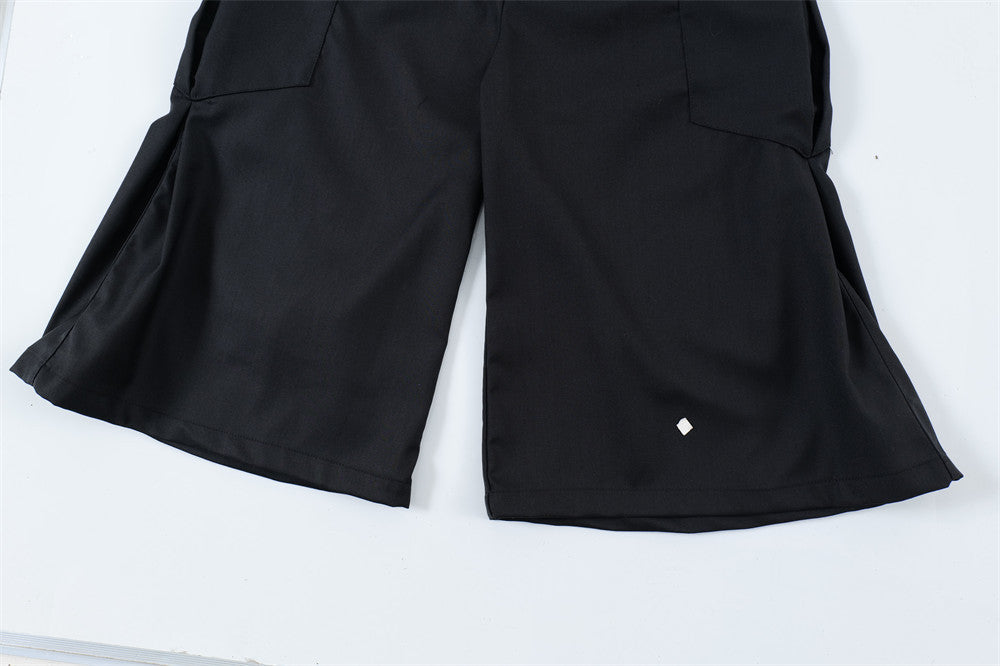 Fashion Solid Color Cargo Shorts Men