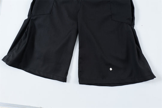 Fashion Solid Color Cargo Shorts Men