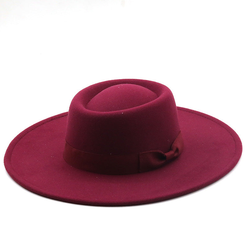 Top Hat Men And Women Concave Black Top Hat Felt Hat