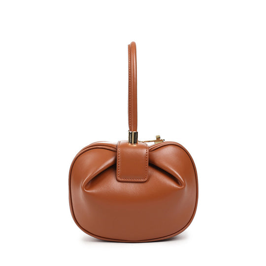 Leather handbags fashion dumplings handbag