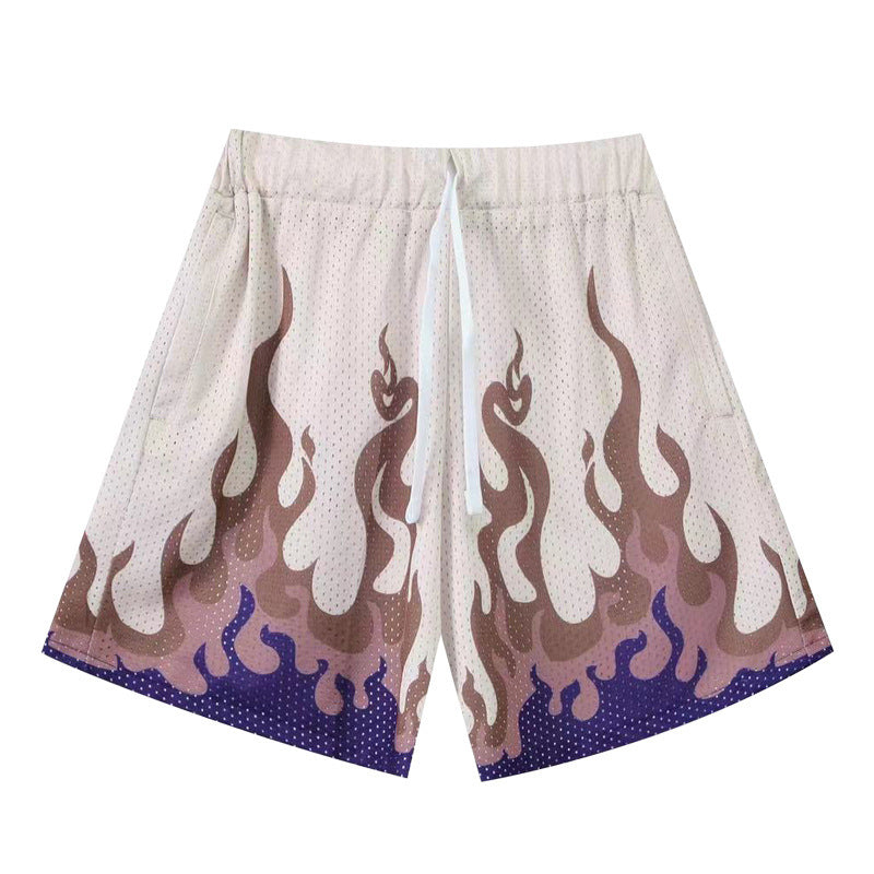 American Shorts Four-point Flame Men