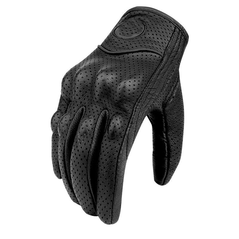 Motorcycle Leather Gloves Motorcycle Brigade Motorcycle Riding Half Finger For Men And Women