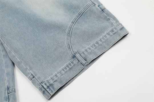 Fashion Work Clothes Denim Shorts Men