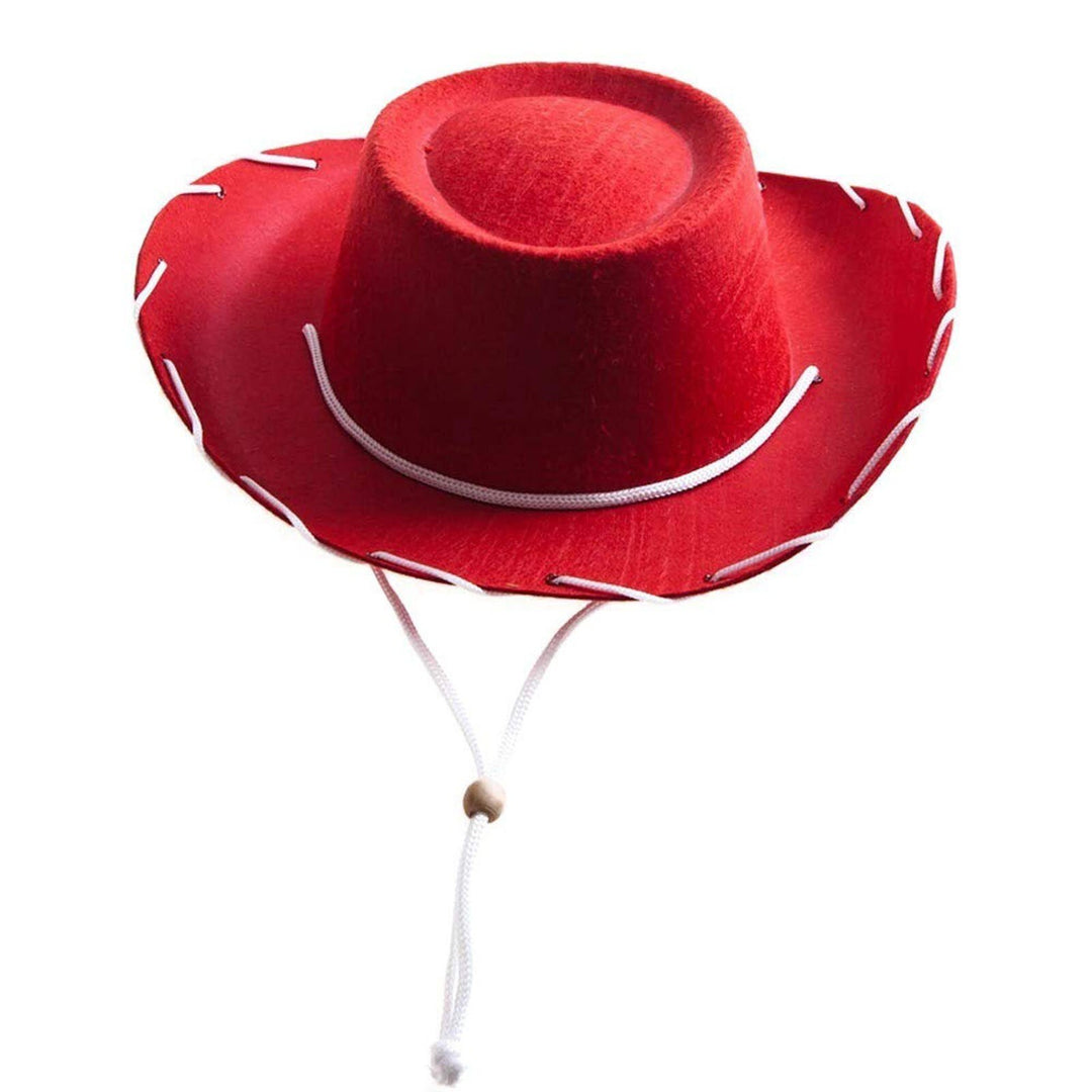 Children's Rope Non-Woven Brown Brim Cowboy Hat