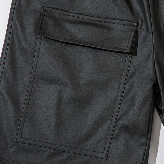 Fashion Personality Stitching Cargo Shorts Men