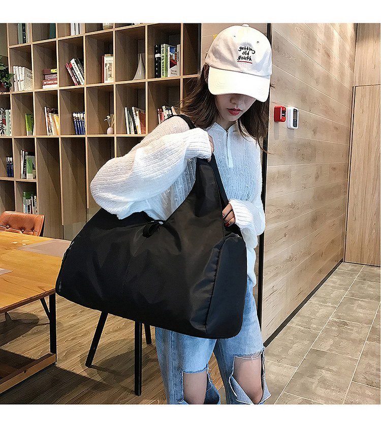 Dry wet separation fitness bag