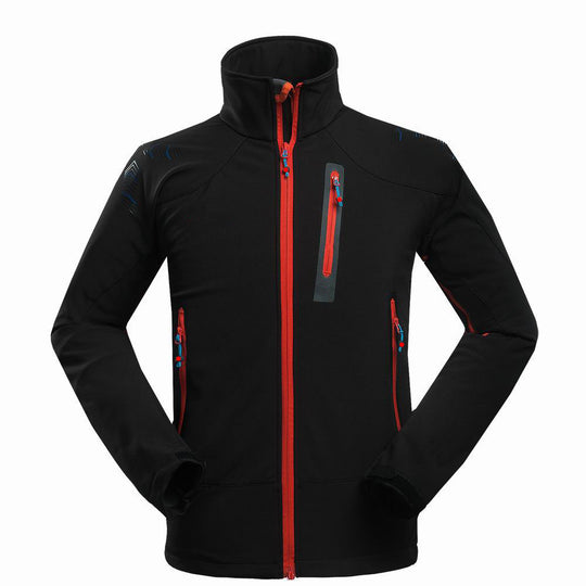 Winter Outdoor Male Soft Shell Windbreaker Jacket