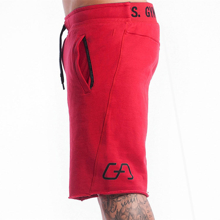 Slim Five-Point Pants Loose Running Trend Stretch Shorts Men