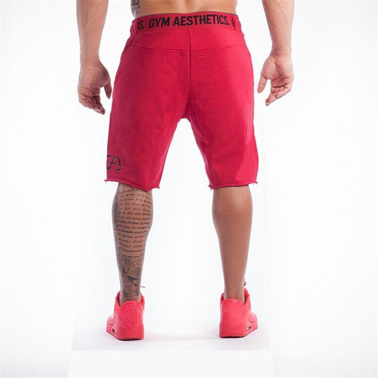 Slim Five-Point Pants Loose Running Trend Stretch Shorts Men