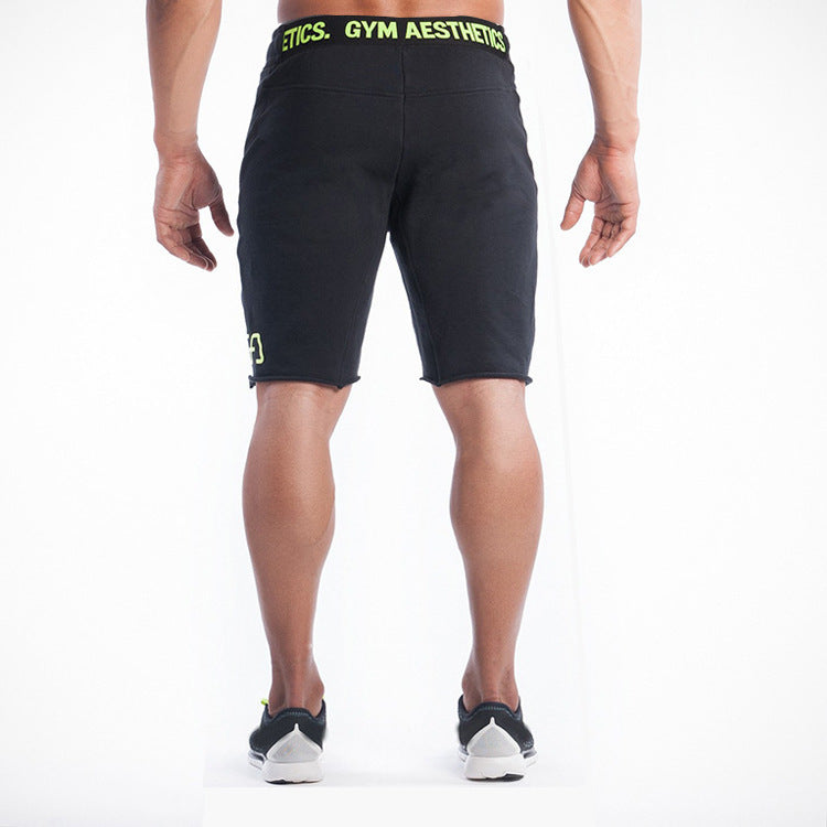 Slim Five-Point Pants Loose Running Trend Stretch Shorts Men
