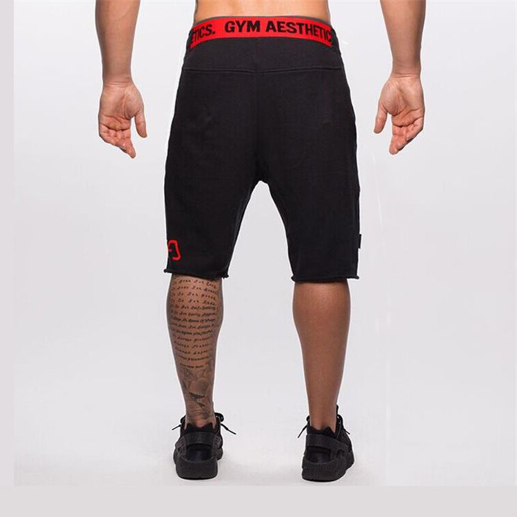 Slim Five-Point Pants Loose Running Trend Stretch Shorts Men