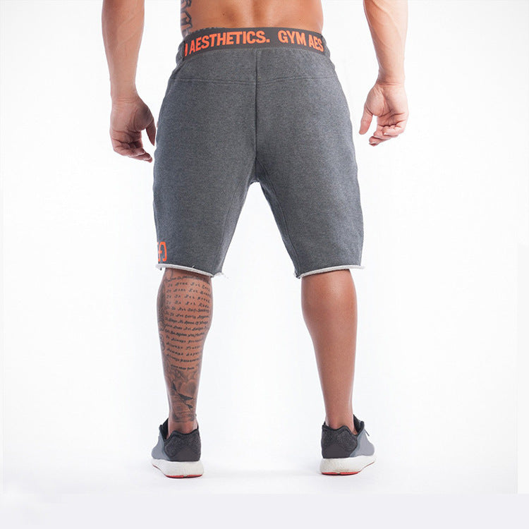 Slim Five-Point Pants Loose Running Trend Stretch Shorts Men