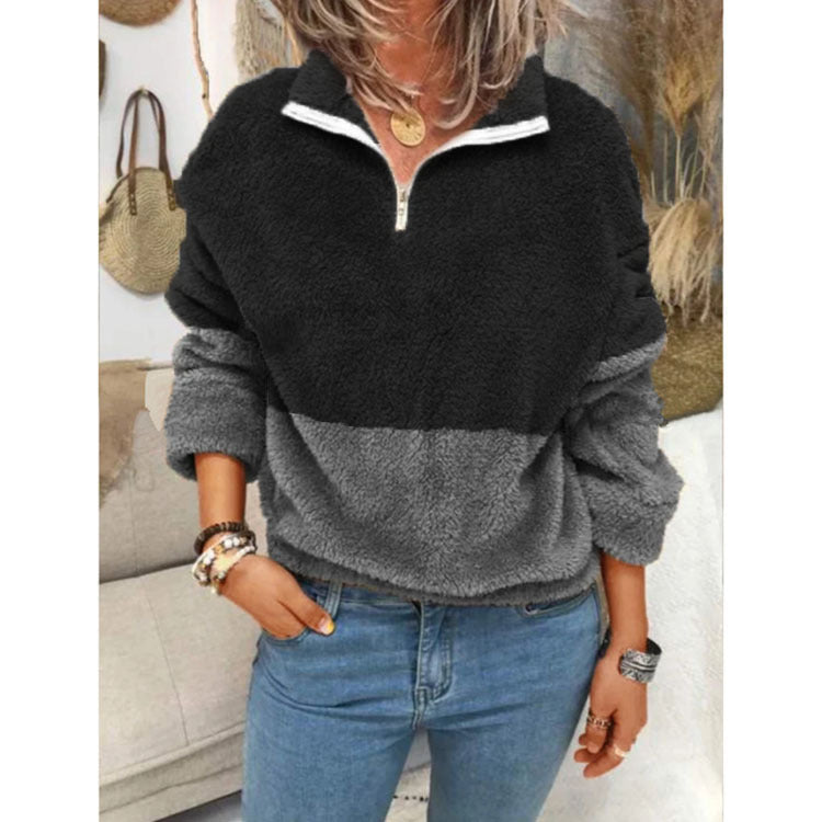 Women's New Style Coat And Sweater Women Plus Velvet Double-Sided Fleece Jacket Women