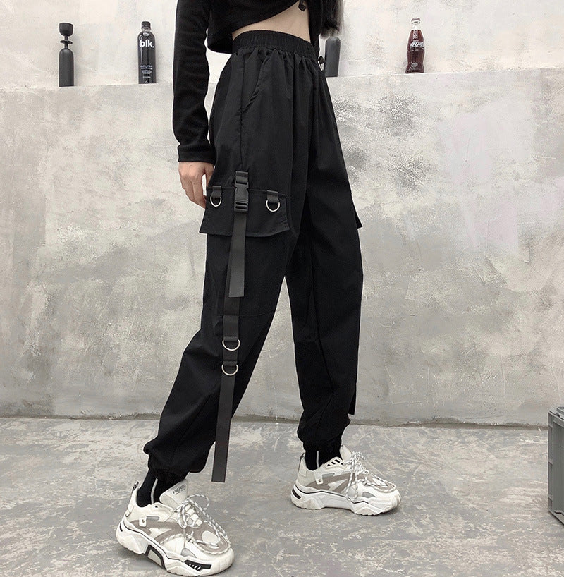 New Korean Fashion High-waisted Trousers Women