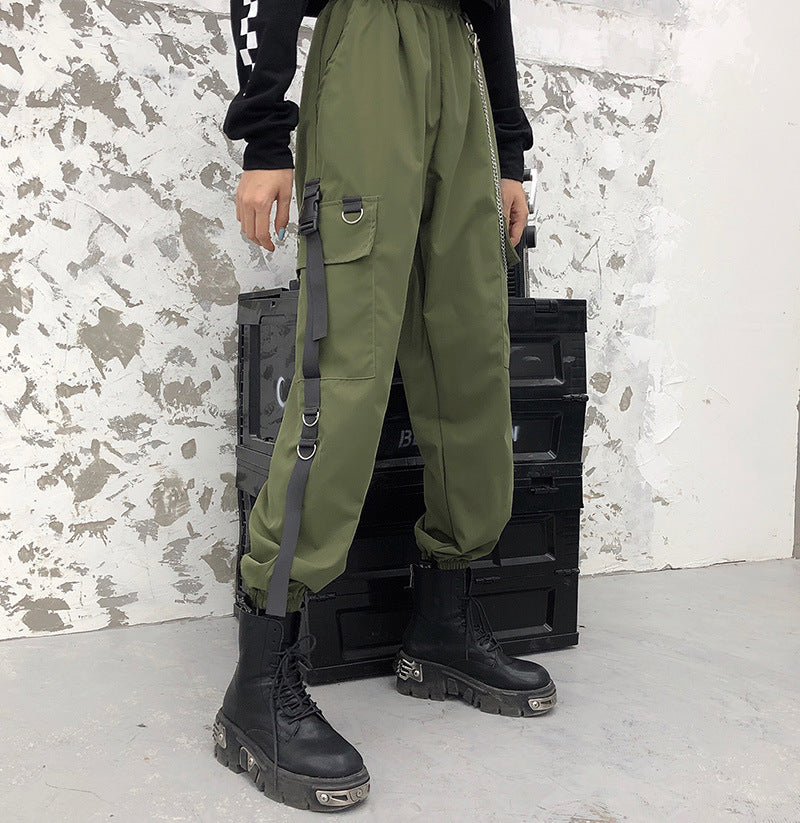 New Korean Fashion High-waisted Trousers Women