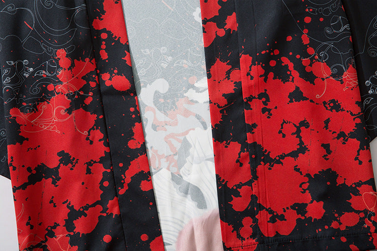 Chinese Style Kimono Men And Women Couple Cardigan Thin Jacket