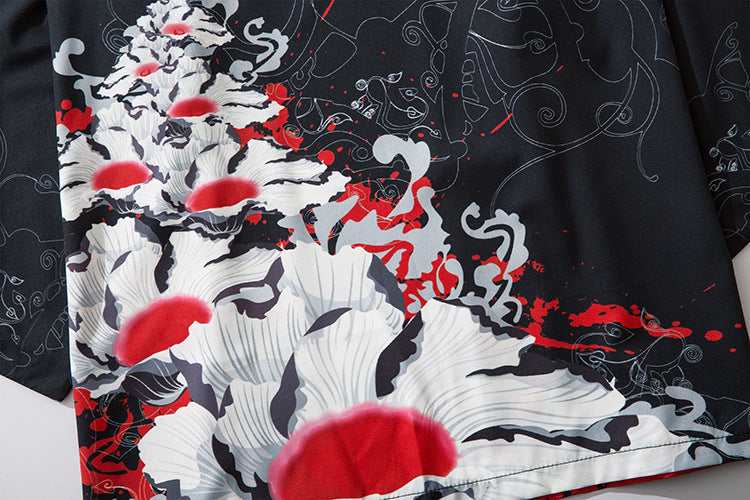 Chinese Style Kimono Men And Women Couple Cardigan Thin Jacket