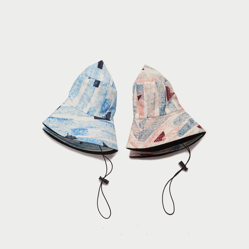 Seaside Beach Sun Hat Fashion Printed Fisherman Hat For Men And Women