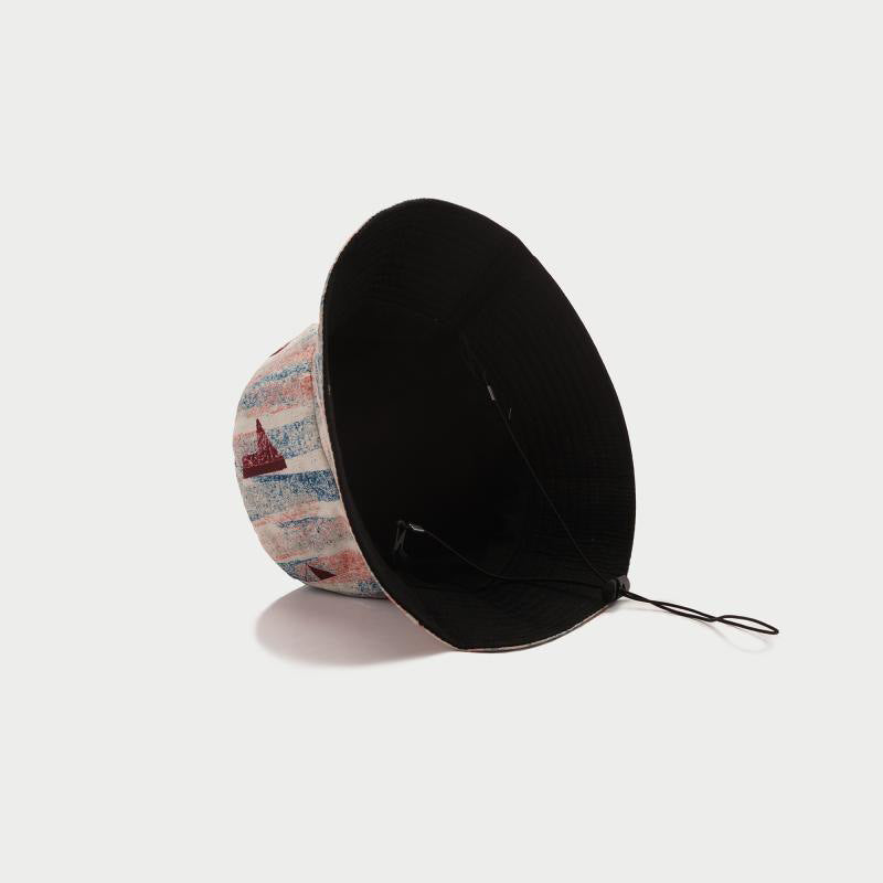 Seaside Beach Sun Hat Fashion Printed Fisherman Hat For Men And Women