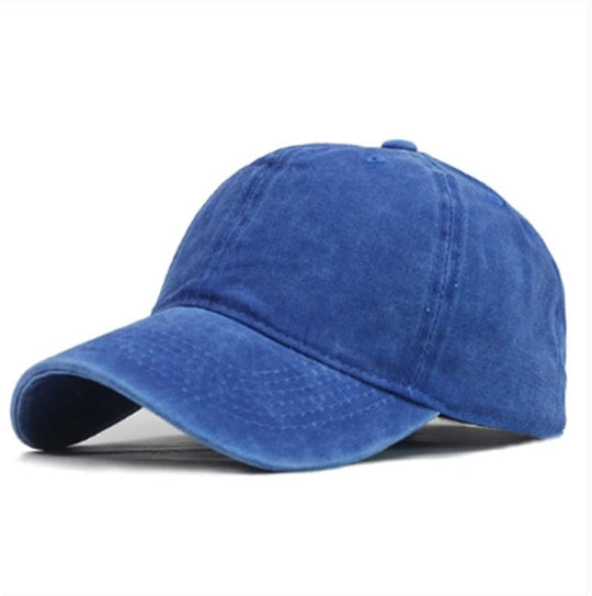 Solid Color Baseball Hat Couple Wash Hat Men