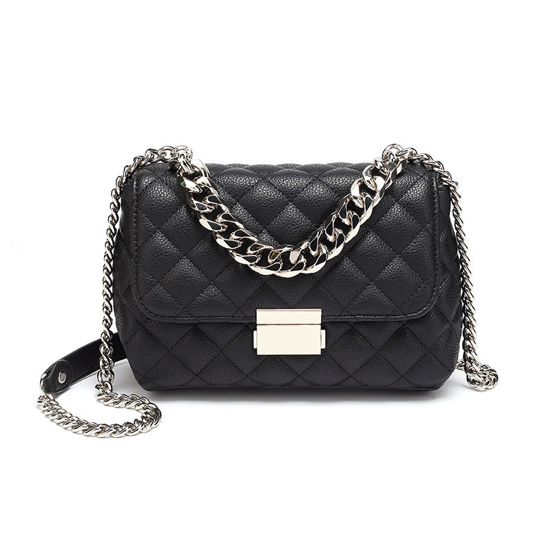Check British Style Chain Bag