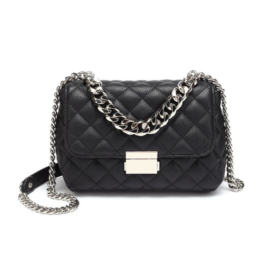 Check British Style Chain Bag