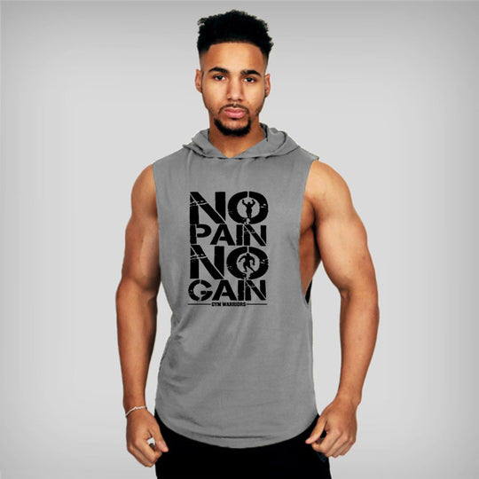 Bodybuilding Clothing Gym Small Round Neck Sports Training Men's Vest
