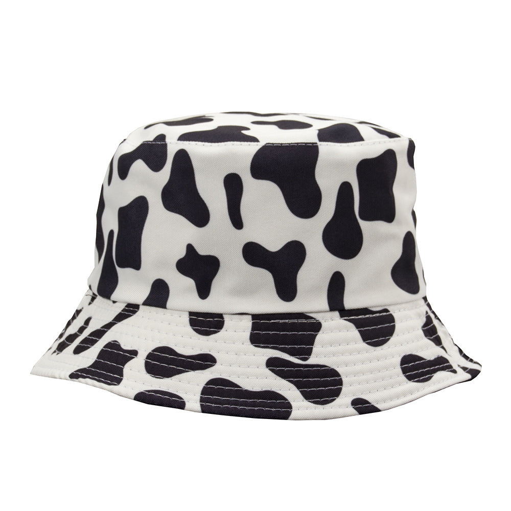 Cow Fisherman Hat Double-sided Men And Women