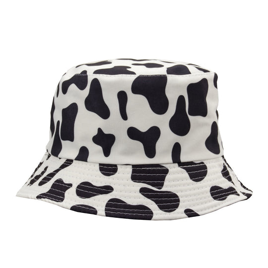 Cow Fisherman Hat Double-sided Men And Women