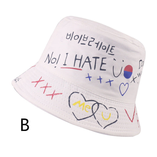 Cow Fisherman Hat Double-sided Men And Women