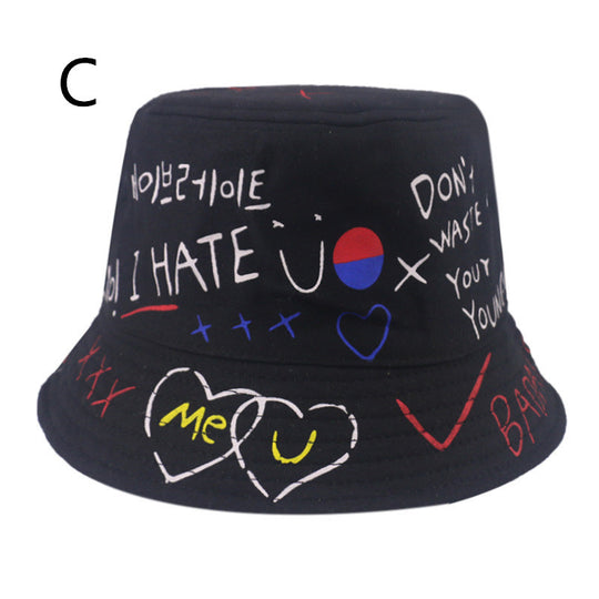 Cow Fisherman Hat Double-sided Men And Women