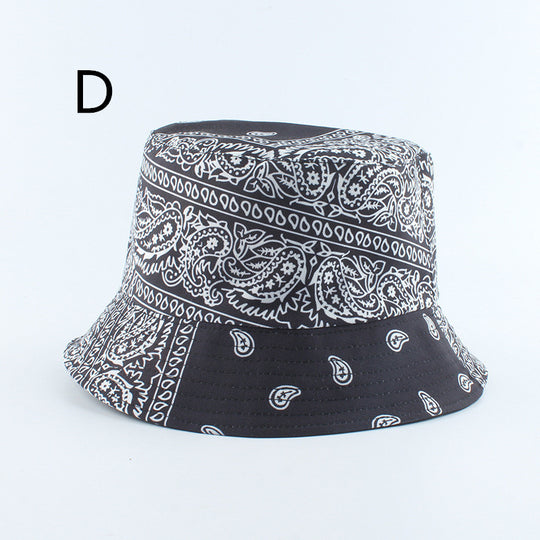 Cow Fisherman Hat Double-sided Men And Women