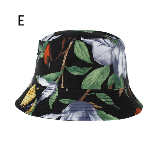 Cow Fisherman Hat Double-sided Men And Women