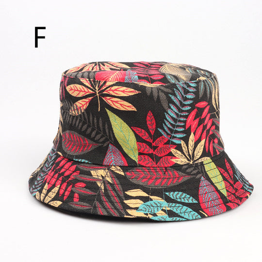 Cow Fisherman Hat Double-sided Men And Women