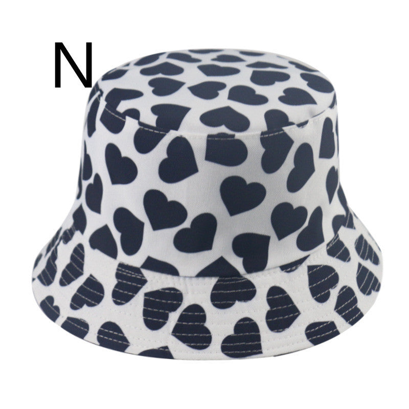 Cow Fisherman Hat Double-sided Men And Women
