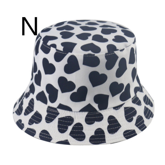 Cow Fisherman Hat Double-sided Men And Women