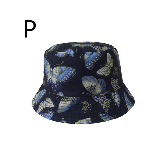 Cow Fisherman Hat Double-sided Men And Women