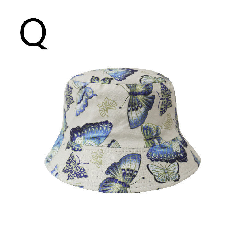 Cow Fisherman Hat Double-sided Men And Women