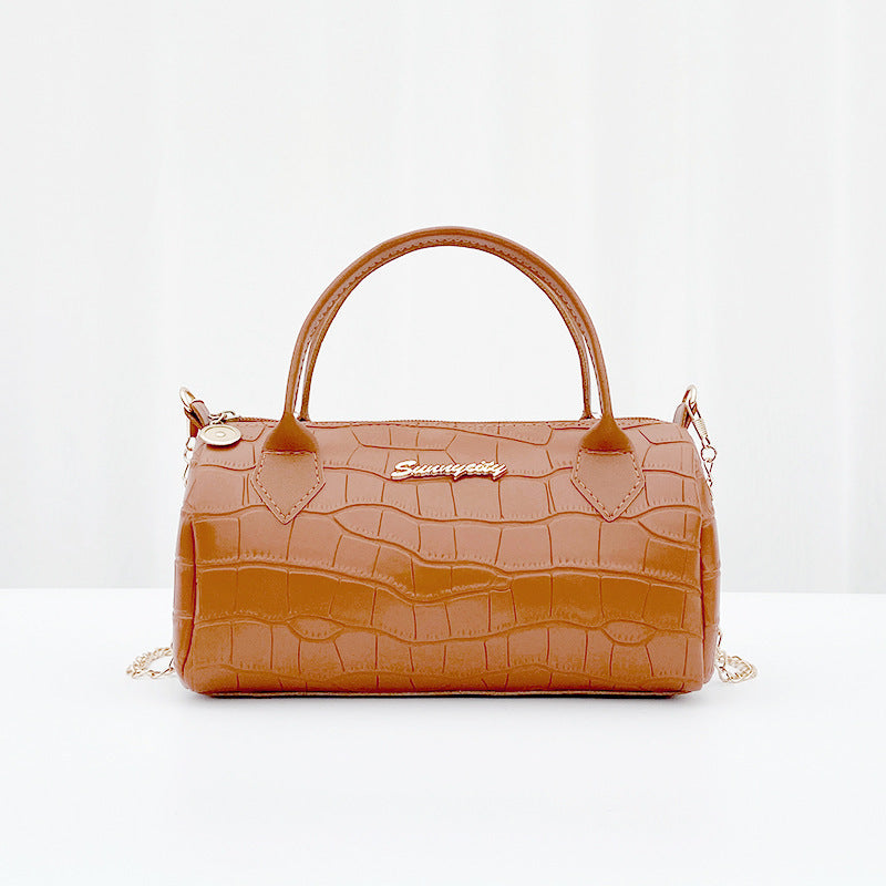 Standard Stone Pattern Chain Portable Pillow Bag Leisure Mobile Phone Bag