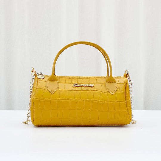 Standard Stone Pattern Chain Portable Pillow Bag Leisure Mobile Phone Bag