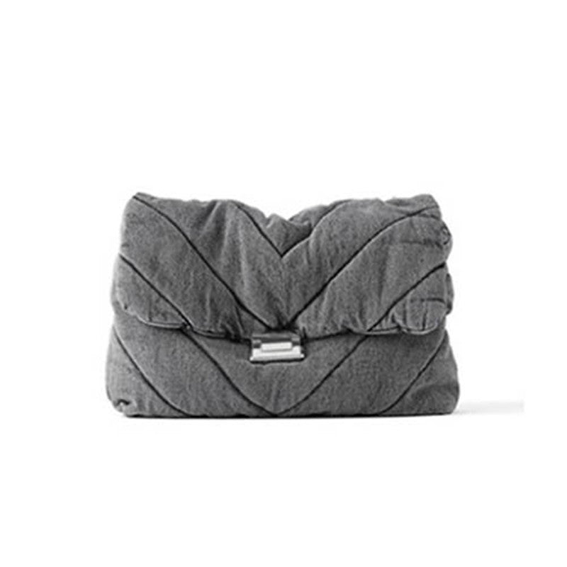 Bag Rhombic Chain Bag Handbag Chain Messenger Bag Female