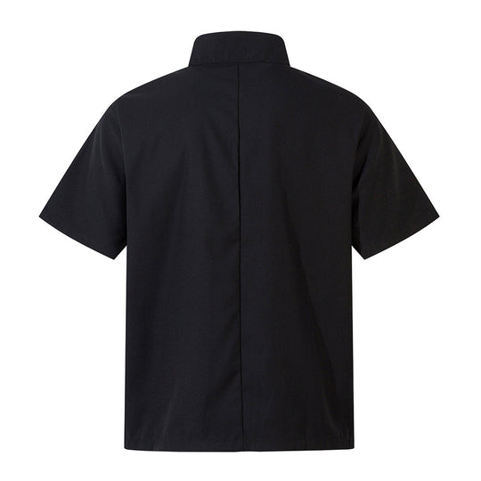 Short Sleeve Loose Lapel Shirt For Men