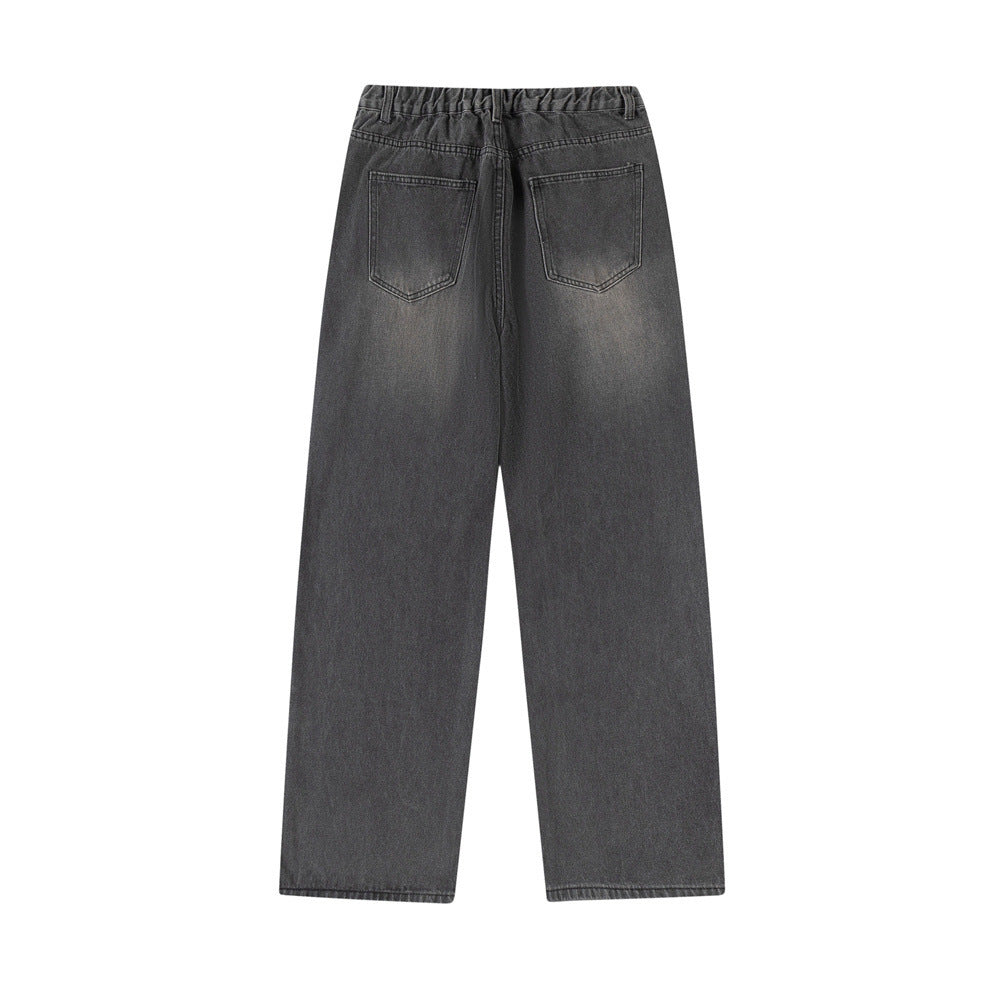 Fashion Loose Casual Denim Trousers For Men